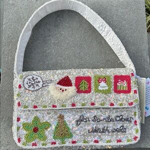 Viral Beaded Christmas Bag